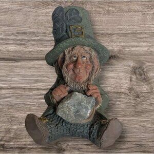 Finnians Keepers of the Blarney Stone Leprechaun Figurine Declans  Roman 90s Vtg